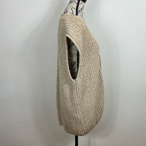 NWT Vintage Abercrombie and finch grandpa button up Tan sweater vest - Picture 8 of 12